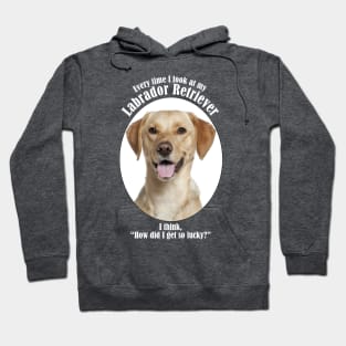 Lucky Yellow Lab Hoodie